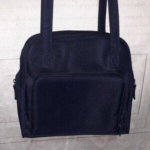 THE FILER NEW YORK DARK BLUE LADIES HAND BAG 10X10